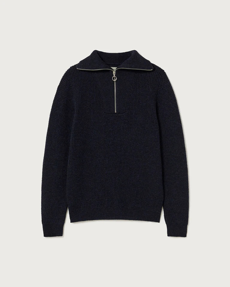 NAVY HELIO KNITTED SWEATER